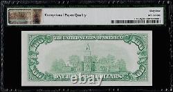 $100 1934 Federal Reserve Note Kansas City Light Green Seal PMG 64 EPQ CU
