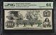 1860's $5 Rhode Island New England Commercial Bank Pmg 64 Choice Uncirculated