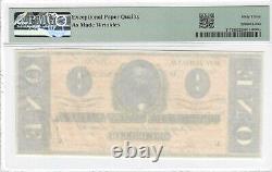 1864 T-71 $1 Csa Confederate Currency Pmg 63 Choice Uncirculated Epq