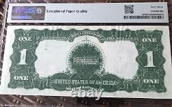 1899 $1 Silver Certificate Black Eagle Pmg 63 Epq (exceptional Paper Quality)