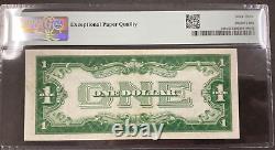 1928A $1 Silver Certificate FUNNY BACK Fr#1601 PMG 63 Choice Uncirculated EPQ