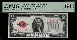 1928B $2 Legal Tender FR-1503 PMG 64 EPQ Choice Uncirculated Key Note