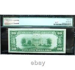 1928 $20 Gold Certificate PMG 64 Choice Uncirculated! Gorgeous Bill
