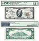 1929 $10 First National Bank In Minneapolis, Mn #710 Pmg Choice Unc-63 Epq