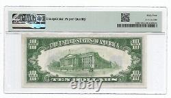 1934A $10 STAR? SILVER CERTIFICATE. PMG Choice Uncirculated 64 EPQ Banknote