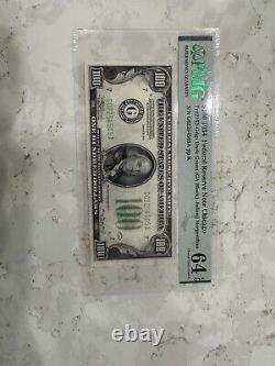 1934 100 Dollar Bill Boston GA Block Very Rare Four Low Consecutive Numbers $100