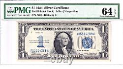 1934 $1 Silver Certificate PMG Choice Uncirculated 64EPQ Serial #A85514289A