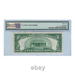 1934-C $5 Sm Size Federal Reserve Note, Julian-Snyder, PMG 64 EPQ Choice Unc