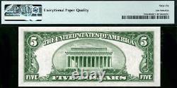 1934b $5 St. Louis Federal Reserve Note FRN. 1958-H. PMG 66 EPQ