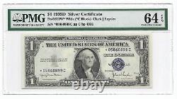 1935D $1 STAR? SILVER CERTIFICATE. PMG Choice Uncirculated 64 EPQ. WIDE /C