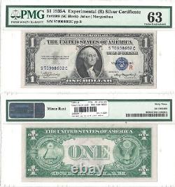 1935-A $1 Silver certificate F-1609 PMG Choice Uncirculated-63