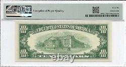 1950B $10 PHILADELPHIA STAR? FRN. PMG GEM Uncirculated 66 EPQ Banknote