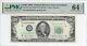 1950 $100 Cleveland Frn. Pmg Choice Uncirculated 64 Epq Banknote. Scarcer Mule