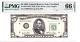 1950 $5 Federal Reserve Note Cleveland Wide Ii Pmg Gem Unc 66epq #d40908392a