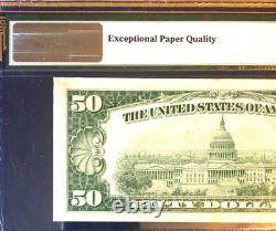 1950b $50 Pmg45 Frn Epq Choice Extremely Fine, Star Note, New York 9329