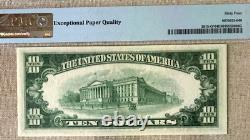 1950e $10 Federal Reserve Star Note Bank Of Chicago Pmg64 Epq Choice Unc 9422