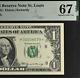 1969 $1 Frn St. Louis Pmg 67epq Top Pop Finest Low Serial Number Star 00006679
