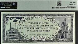 1971 $1 Walt Disney World Recreation Coupon PMG 58 Choice Uncirculated A033979