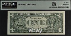 1974 $1 Federal Reserve Note Boston PMG 58EPQ birthday low serial number 0000901