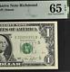 1974 $1 Federal Reserve Note Pmg 65epq Gem Birthday Low Serial Number 00000901