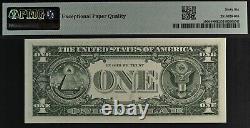 1974 $1 Federal Reserve Note PMG 66EPQ fancy low serial number 00000939