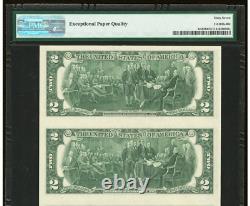 1976 $2 Federal ReserveSTARnote-UNCUT Sheet of 4-PMG 67 EPQ-Finest Graded