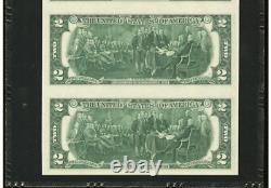 1976 $2 Federal ReserveSTARnote-UNCUT Sheet of 4-PMG 67 EPQ-Finest Graded