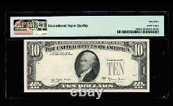 1977-A $10 Overprint on Back Error PMG GEM Uncirculated 65 EPQ