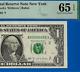 1995 $1 Federal Reserve Note Pmg 65epq Collectors Choice Low Serial Number 600