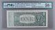 1999 $1 Frn Insufficient Inking Error Pmg Choice About Uncirculated 58 Epq