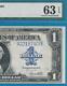 $1.00 1923 Fr. 238 Silver Certificate Blue Seal Pmg Choice New 63epq