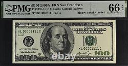 2006A $100 Federal Reserve Note PMG 66EPQ Gem Double Quad Binary Serial Number