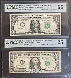 2013 B STAR Note Matched Pair Unique PMG Stack Holder BEP Production Error