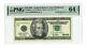 $20 Federal Reserve Note 2001 # 00000008 Pmg-64 Choice Uncirculated Low S/n #8