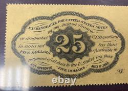 25 Cents First Issue Fractional Currency Fr#1279 PMG 64 Choice Uncirculated