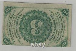3rd Issue 3c Fractional. Inverted Reverse. PMG Choice About Uncirculated 58