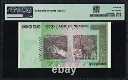 50 Trillion Dollars Zimbabwe AA 2008 PMG Certified Authentic Choice Uncirculated