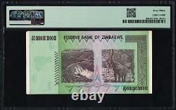 50 Trillion Dollars Zimbabwe AA 2008 PMG Choice Uncirculated Certified Authentic