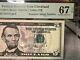 $5 2021 Federal Reserve Note Repeat Serial -qd 15211521 A On Pmg 67 Epq