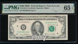 AC 1969C $100 FRN Saint Louis PMG 65 EPQ Fr 2166-H