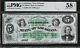 Dec. 20, 1866 New Orleans State Of Louisiana $5 Note Cr. 25 Pmg Choice 58 Epq