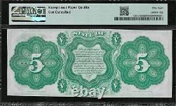 Dec. 20, 1866 New Orleans State of Louisiana $5 Note Cr. 25 PMG Choice 58 EPQ