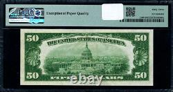 FR. 2100 D $50 1928 Federal Reserve Note Cleveland D-A Block Choice PMG CU63 EPQ