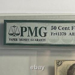 Fr#1379 4th Issue 50c Fract. Curr. PMG 63 EPQ Choice Uncirculated Green Seal