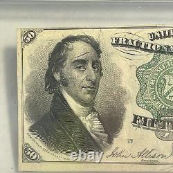Fr#1379 4th Issue 50c Fract. Curr. PMG 63 EPQ Choice Uncirculated Green Seal