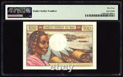 Mali 100 Francs ND (1972-73) P11 PMG Choice Uncirculated 64 RADAR SERIAL NUMBER