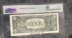 (NEAR SOLID!) $1 Binary Near Solid 7 Of A Kind Fancy Serial Number C02222222E