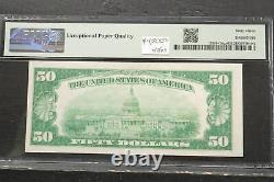 NobleSpirit (CO) 1928A Federal Reserve $50 Note Chicago PMG 63 Choice Unc. EPQ
