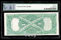 PMG Choice Uncirculated 64 EPQ 1917 $1 Legal Tender Note Fr. 39 pp G