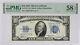 Series 1934 $10 Silver Certificate Fr. 1701 Pmg 58epq Choice About Unc